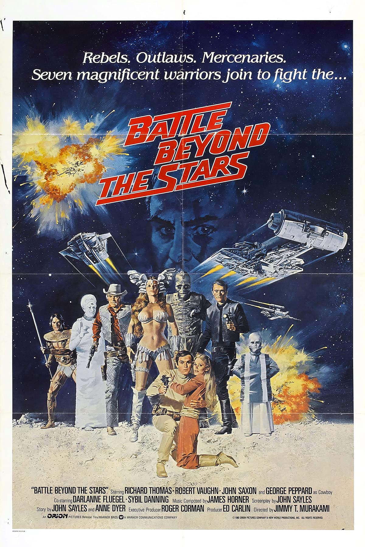 Battle Beyond Stars - Poster Similar to A1 36" x24" Vintage Movie Repro (Px237)