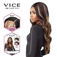 Vista 3 de Sensationnel Vice - Peluca de encaje frontal transparente HD con línea capilar predepilada con pelo de bebé de 5 pulgadas de profundidad, unidad