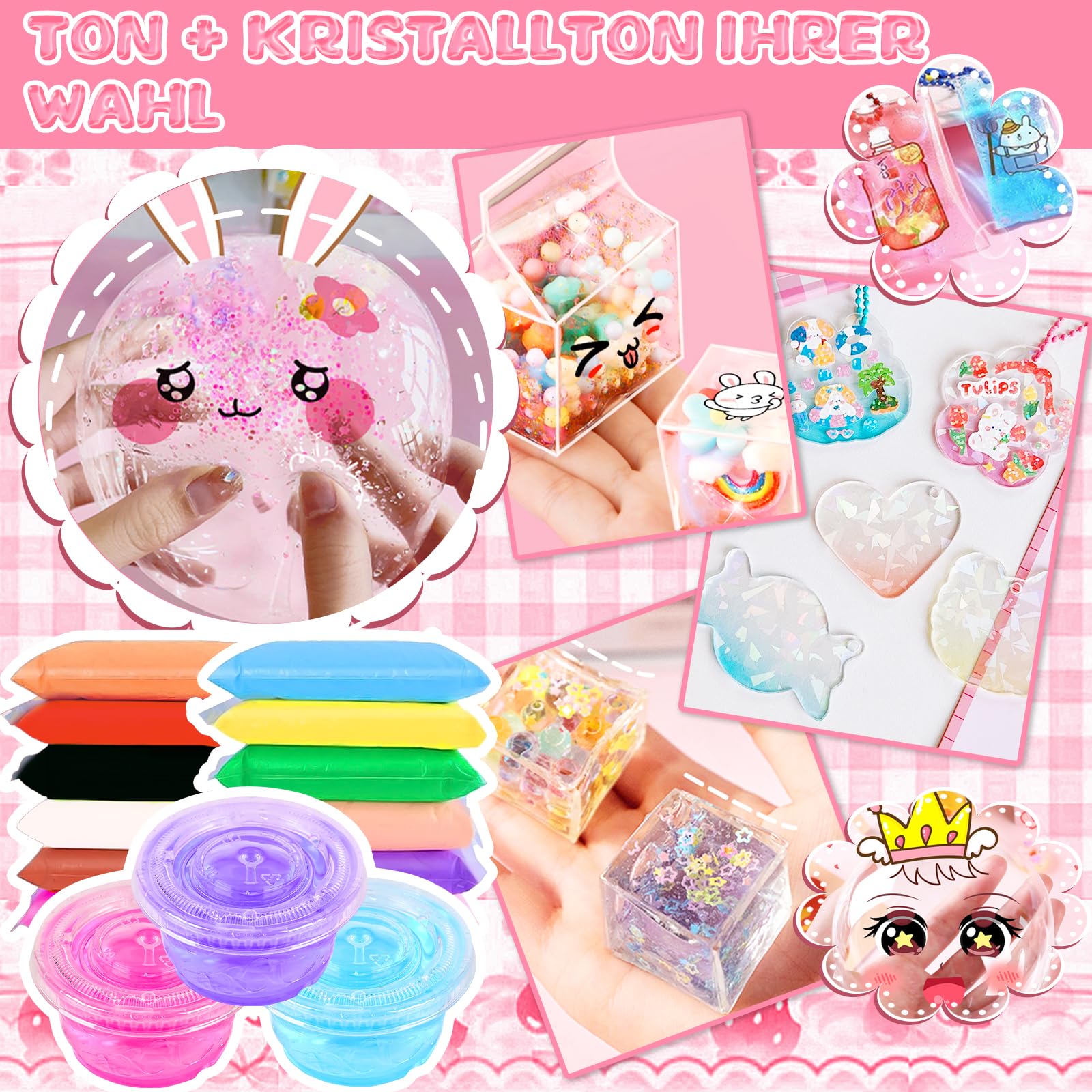 Herenear Nano Tape Bubble, 98 PCS Adesivo Blowing Bubble Tape, Kit Fai da Te Bolle di Nastro Nano, Nastro Biadesivo per Soffiabili, Kit Fai da Te Nano Bubble per Bambini per Soffiabili