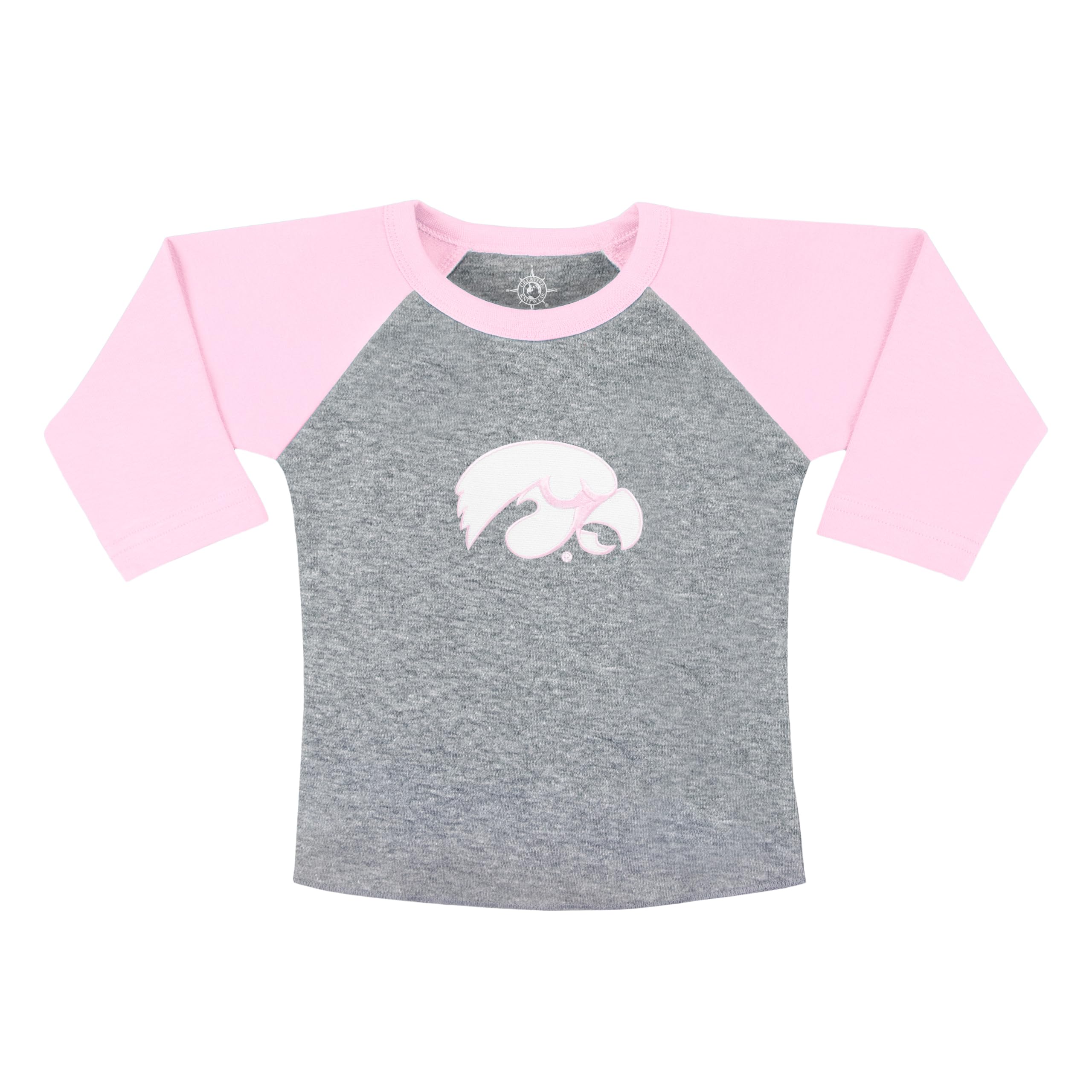 College Baby NCAA Infant and Toddler Baseball Shirt Raglan 3/4 Length Sleeve