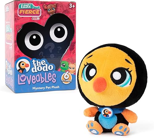 Miniatura 7 de Dodo The Loveables - Peluche misterioso, caja ciega, serie 1, peluche coleccionable, con licencia oficial