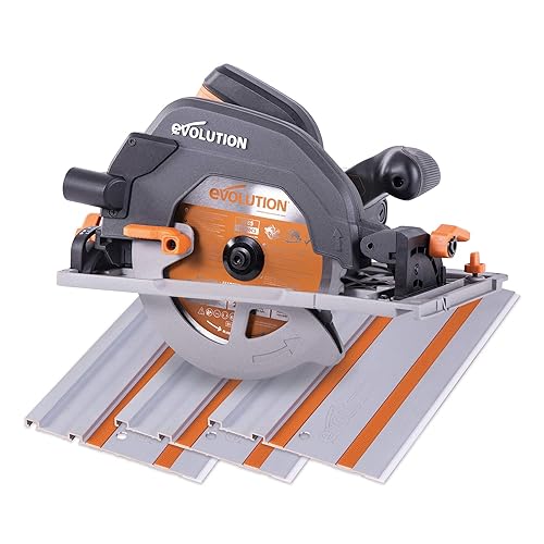 Evolution Power Tools Scie Circulaire avec Rail 3 Pièces de