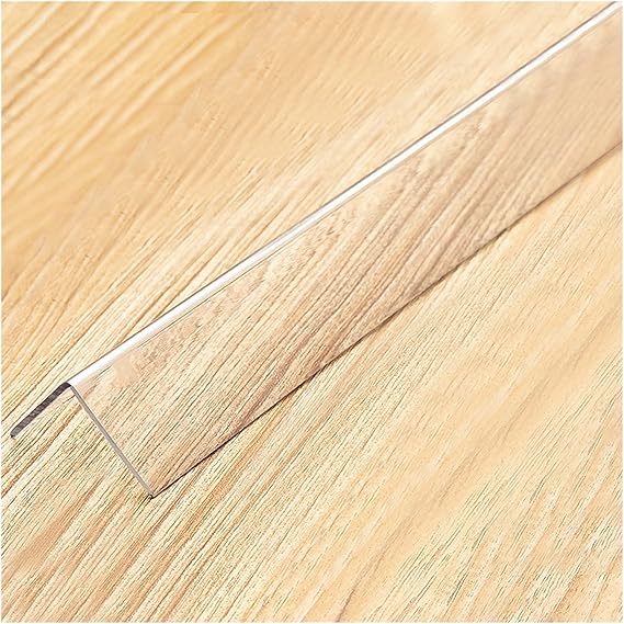 LZMZMQ Commercial Clear Plastic Corner Edging Trim Strips