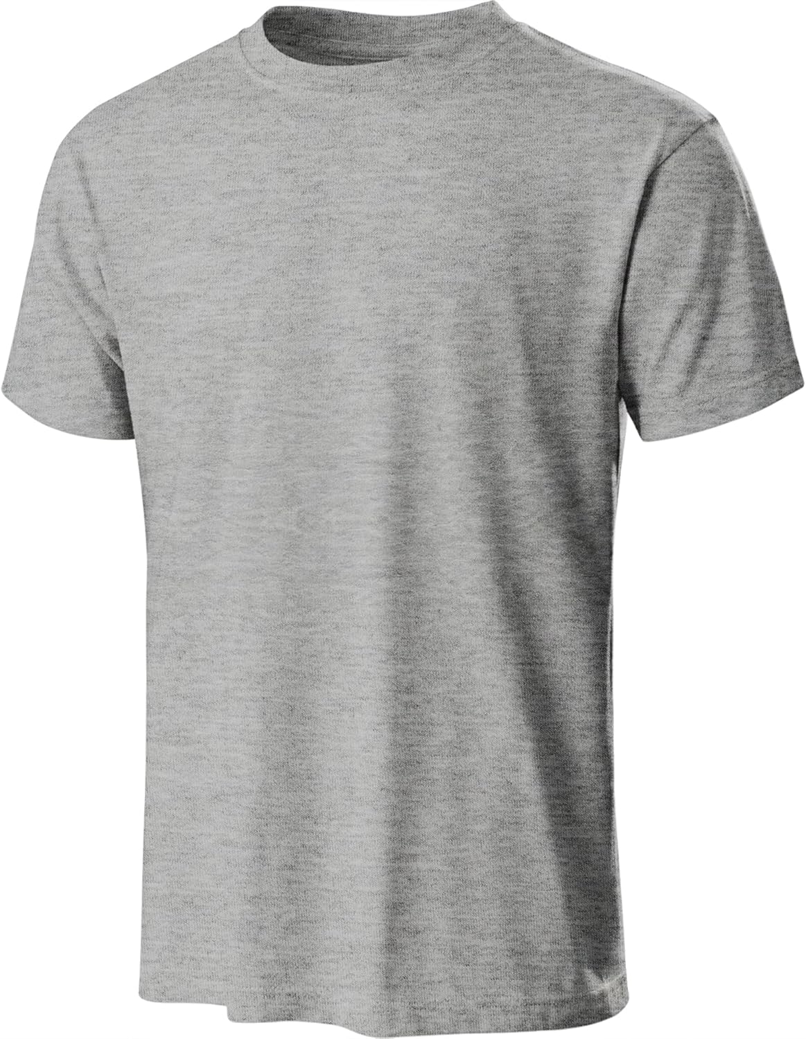 Ohoo Men's Relaxed Fit Heavyweight Crew Neck T-Shirt Cotton 100% Short Sleeve with Soft Fabric