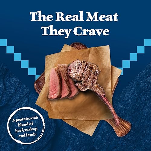 Miniatura 3 de Blue Buffalo Wilderness Rocky Mountain Receta Alta Protein, Alimento Moderno Mojo Moderno Natural, Carne Red 12.5-Oz Latas (Paquete de 12)