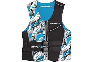 AIRHEAD Adult Neoprene Life Jackets: Camo Cool Neolite Kwik-Dry