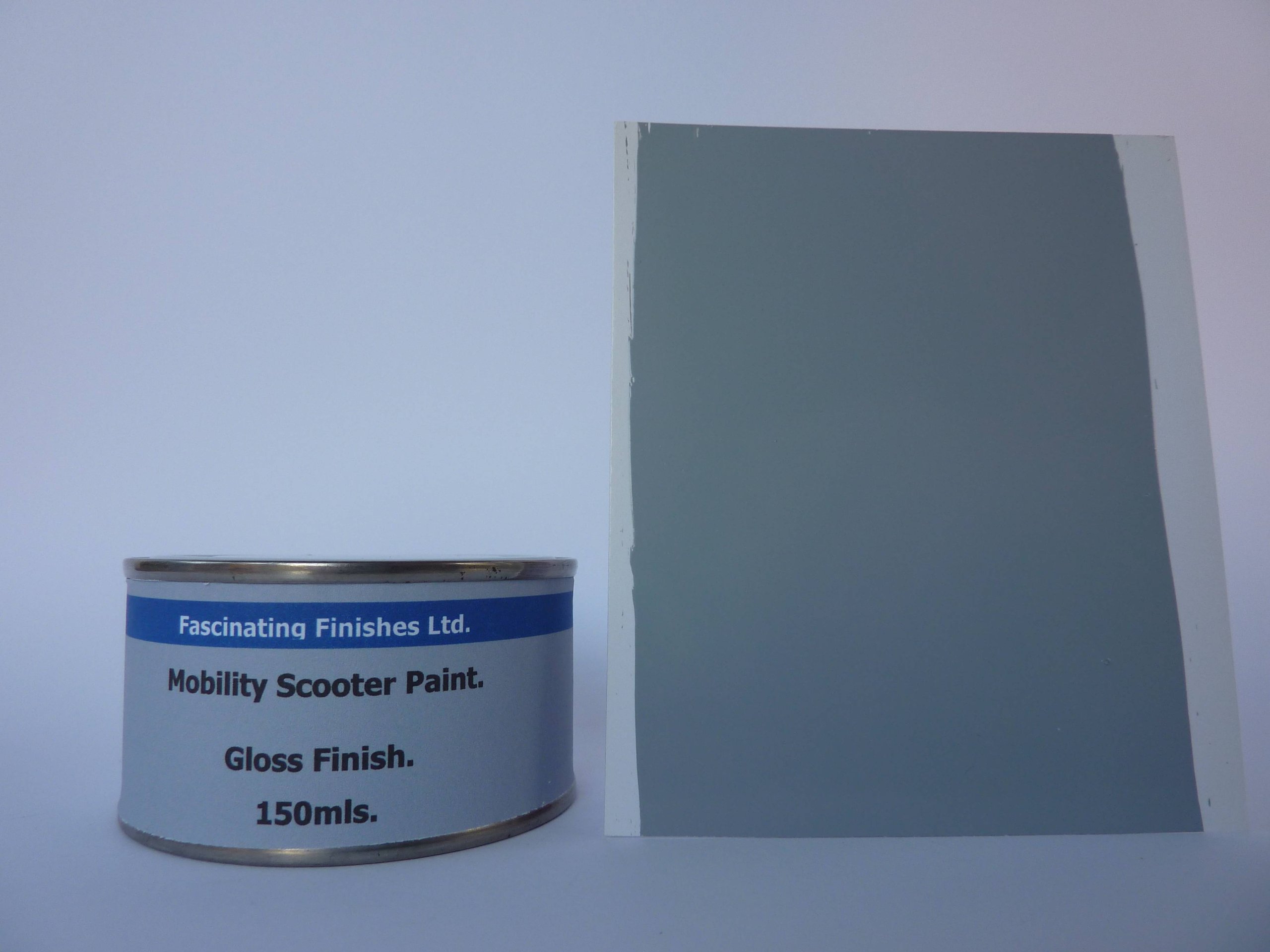 Fascinating Finishes Ltd Grey 1 X 150Ml Cloud Mobility Scooter Gloss Paint