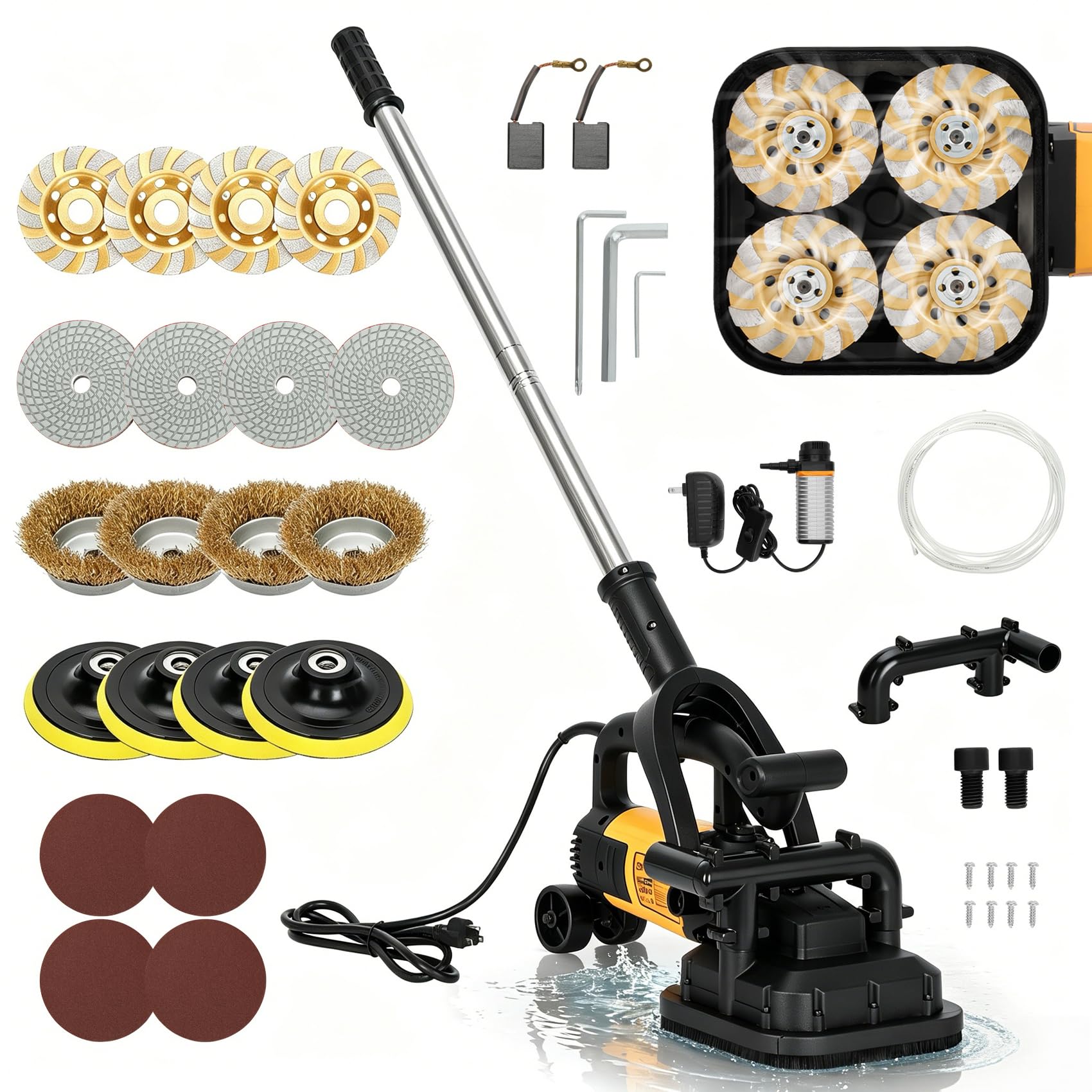 Photo 1 of ***MISSING PARTS*** ZSUCC 3800W Concrete Floor Grinder
