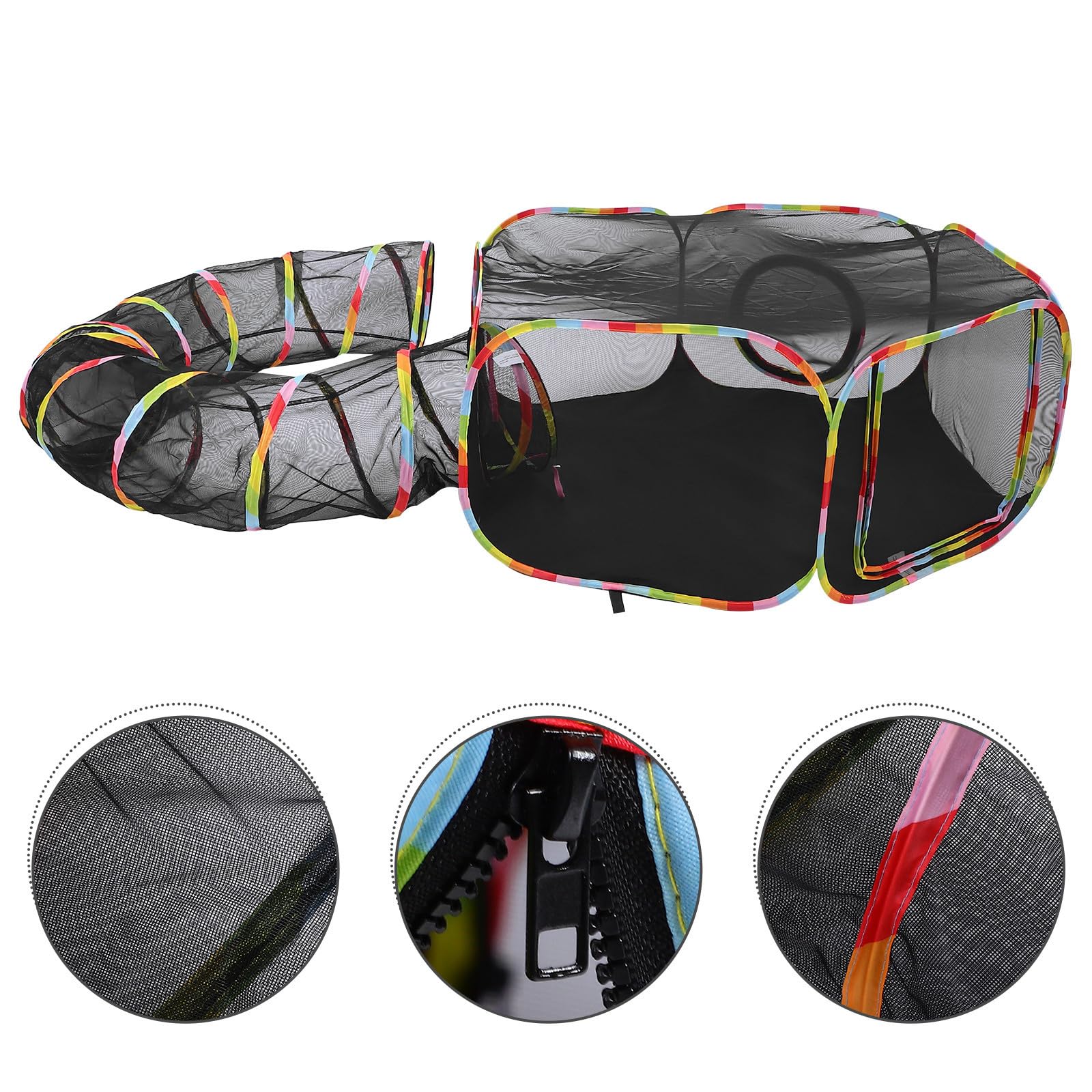 Túnel para Gatos al Aire Libre, Plegable y Portátil, Recinto Seguro
