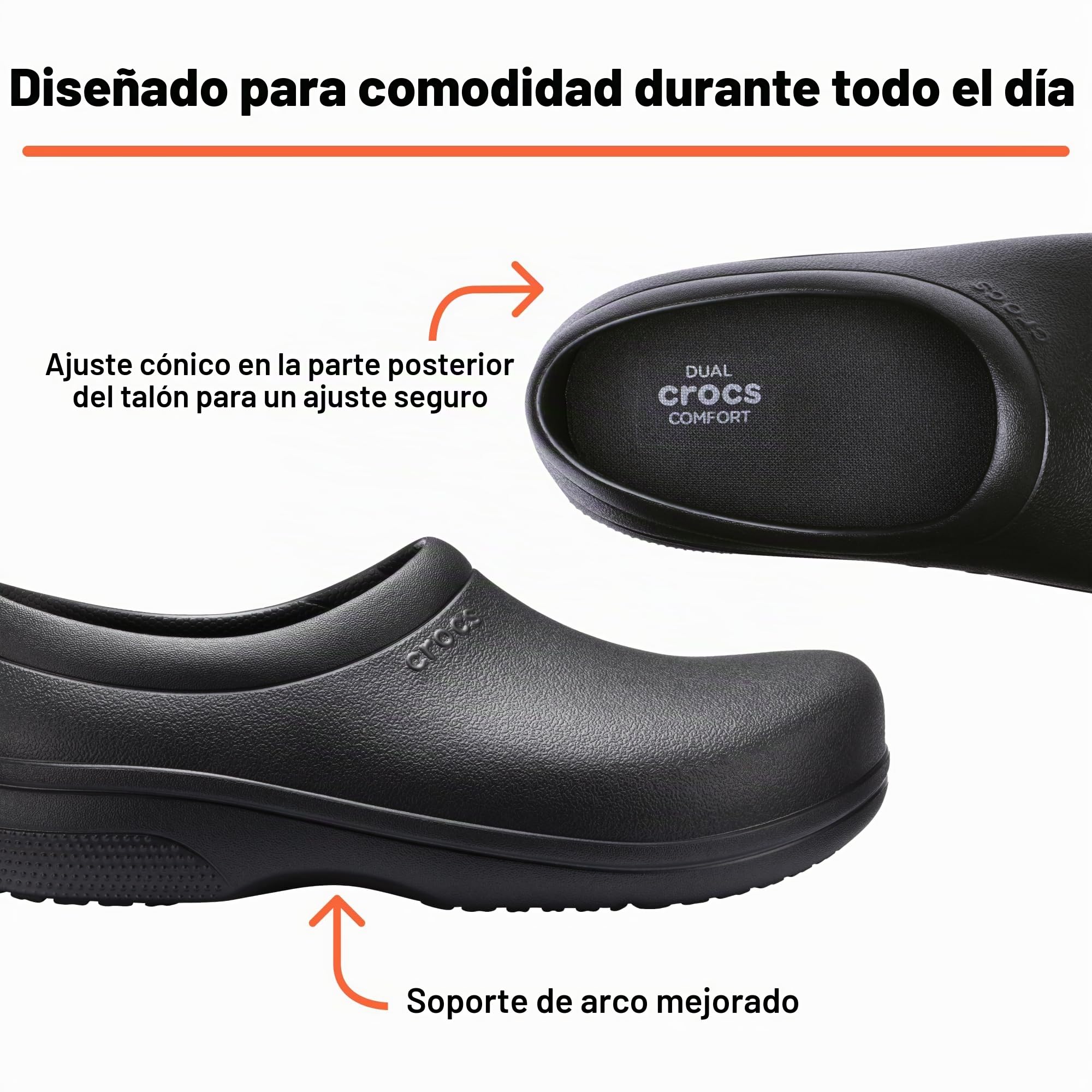 Crocs Unisex-Adult On The Clock Work Slip On