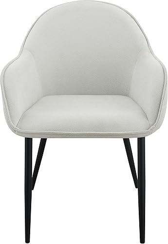 Miniatura 5 de Coaster Home Furnishings Emma - Silla tapizada para comedor, color gris niebla