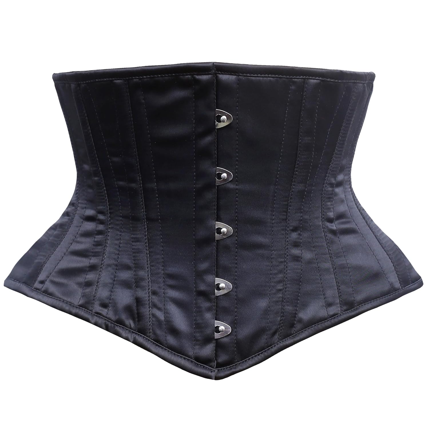 Cincnher Womens Waspie Corset Underbust Waist Training Steel Boned Corset