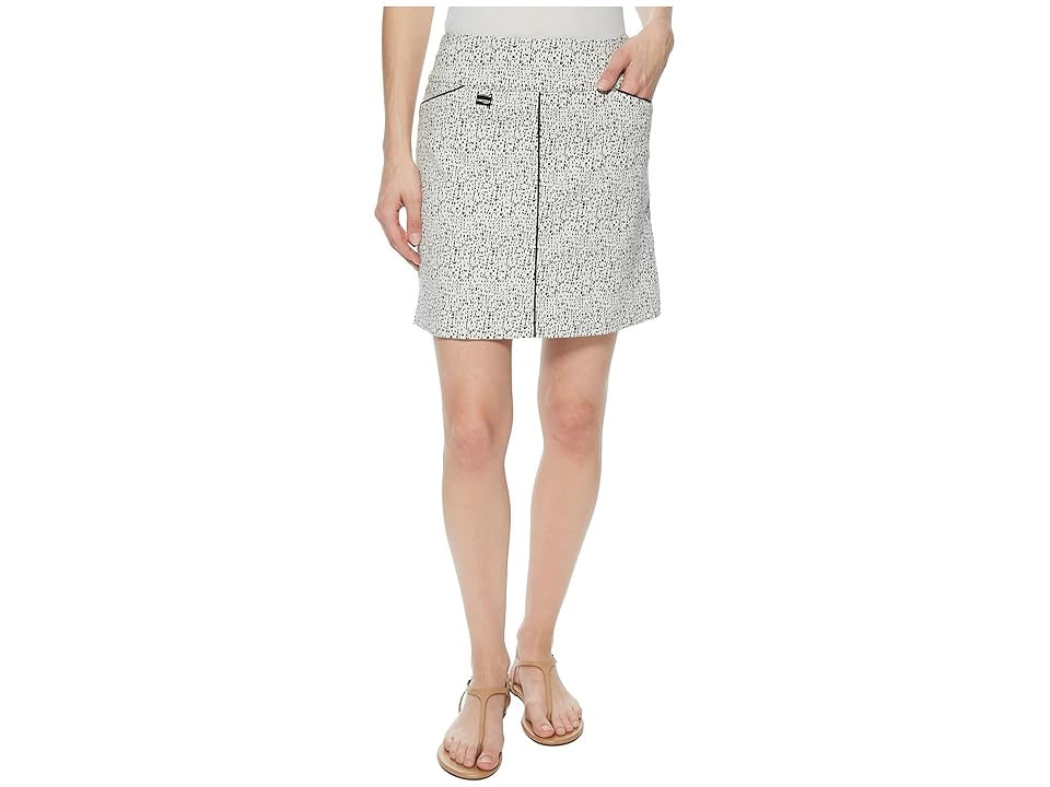 

Lisette L Montreal Constellation Jacquard Skort (White/Black) Women's Skort