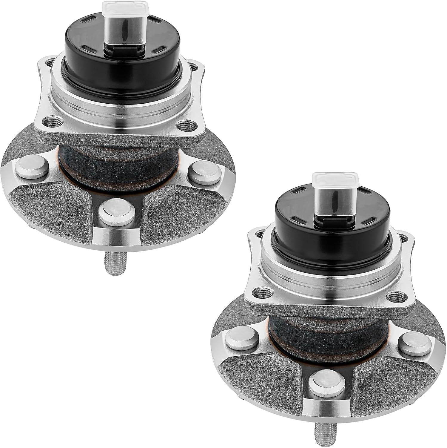 512217 (Pair) Rear Wheel Hub Bearing Assembly for Toyota Corolla 2003-2008, for Prius 2004-2009, for Matrix 2003-2008 FWD, for Pontiac Vibe 2003-2008 FWD, for Scion TC 2005-2010 FWD