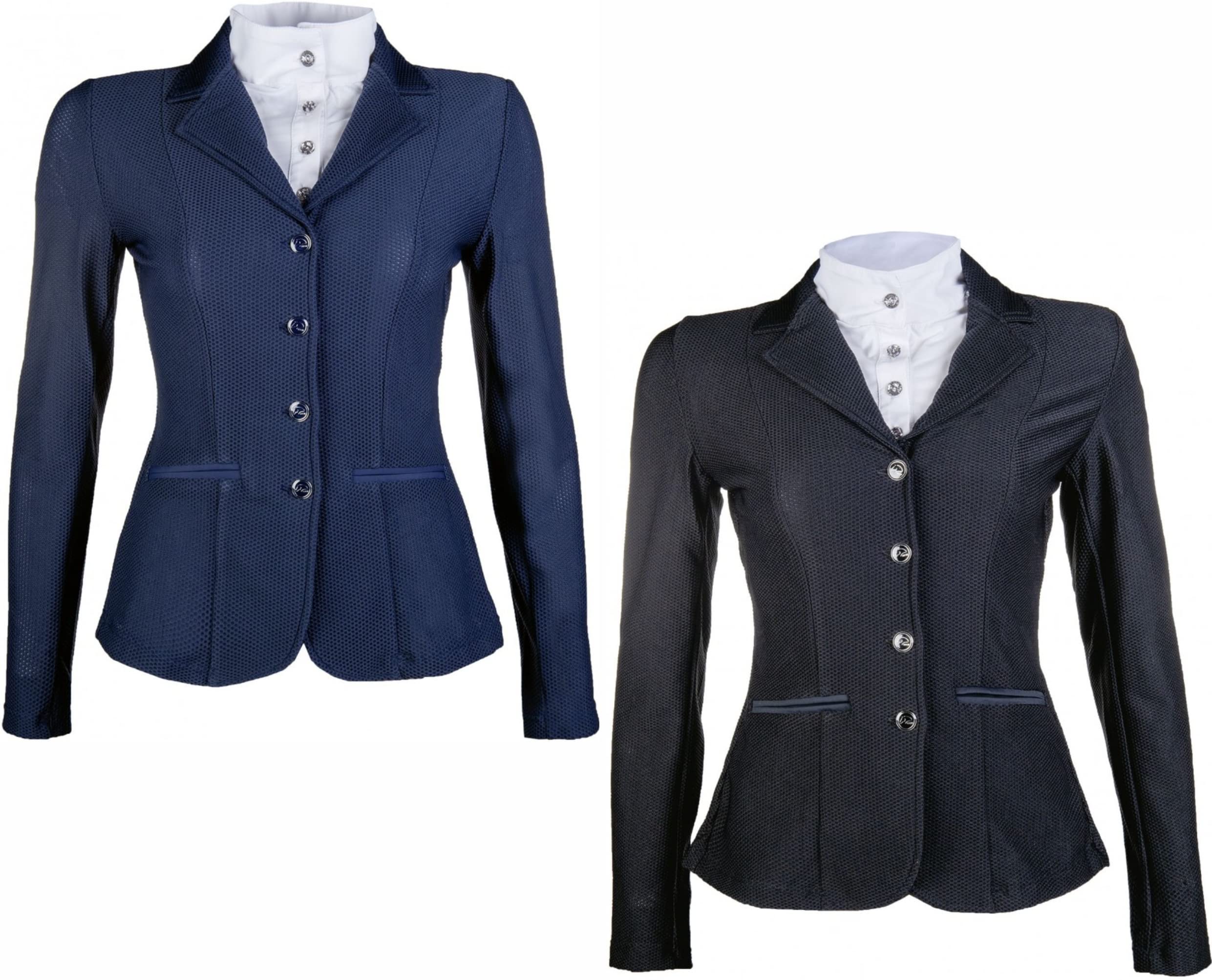 HKM Mesh Linda Veste de Tournoi, Bleu foncé (6900), Taille 38 Mixte
