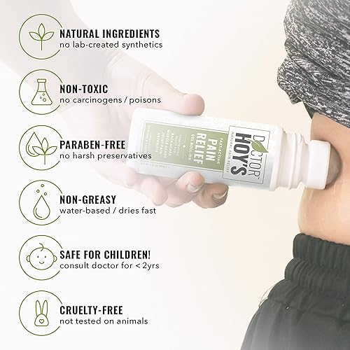 Miniatura 4 de DOCTOR HOY'S Gel natural para aliviar el dolor, a base de agua con árnica, antiinflamatorio, limpio, seguro y eficaz para aliviar el dolor natural,