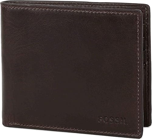 Miniatura 6 de Fossil Mens Derrick Leather RFID-Blocking Bifold Passcase with Removable Card Case Wallet