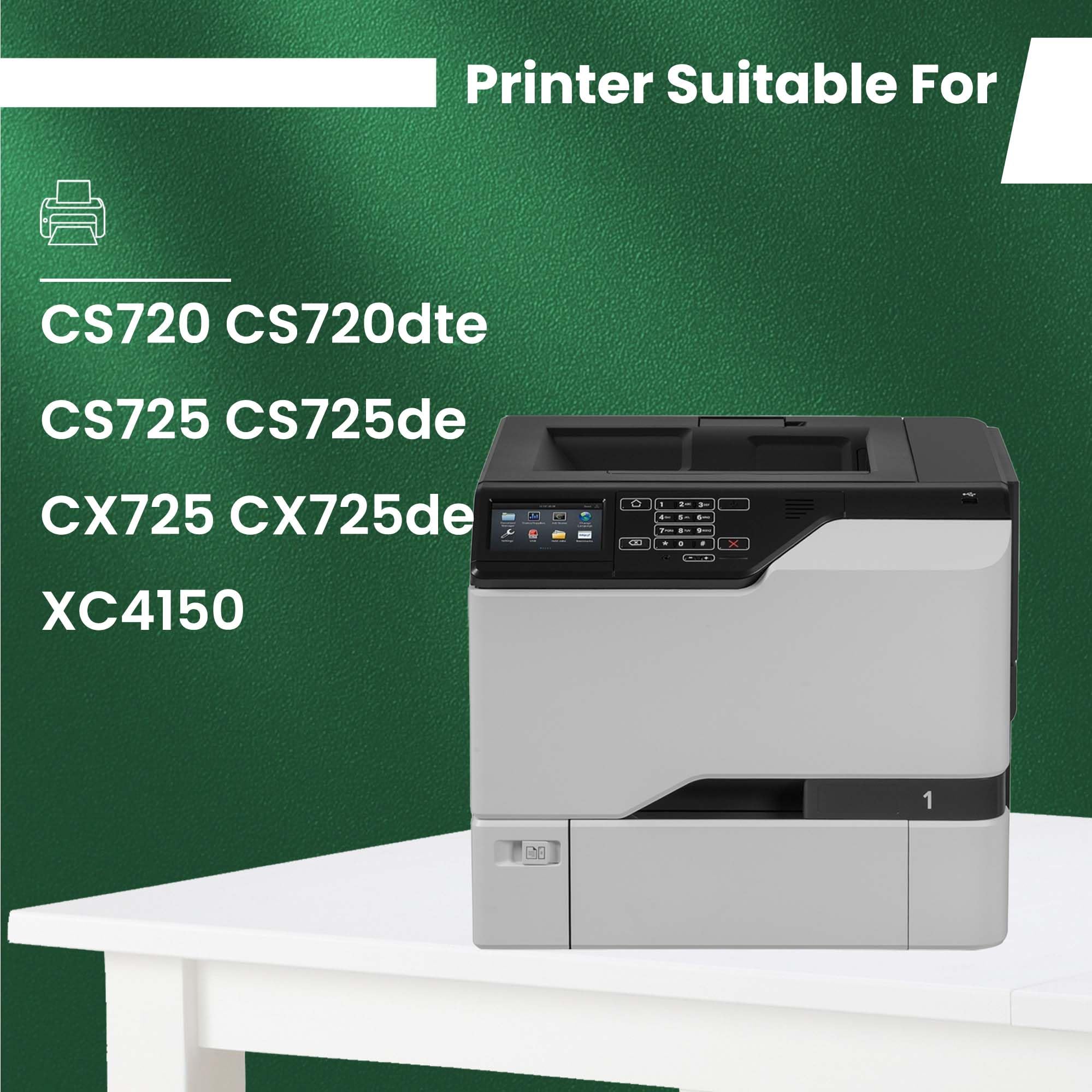 Remanufactured 41X0252 Fuser Unit (110V) Compatible for Lexmark 41X0252 Fuser Works with CS720 CS725 CX725 C4150 XC4140 XC4150 Printer 41X0252 Fuser Fixing Unit