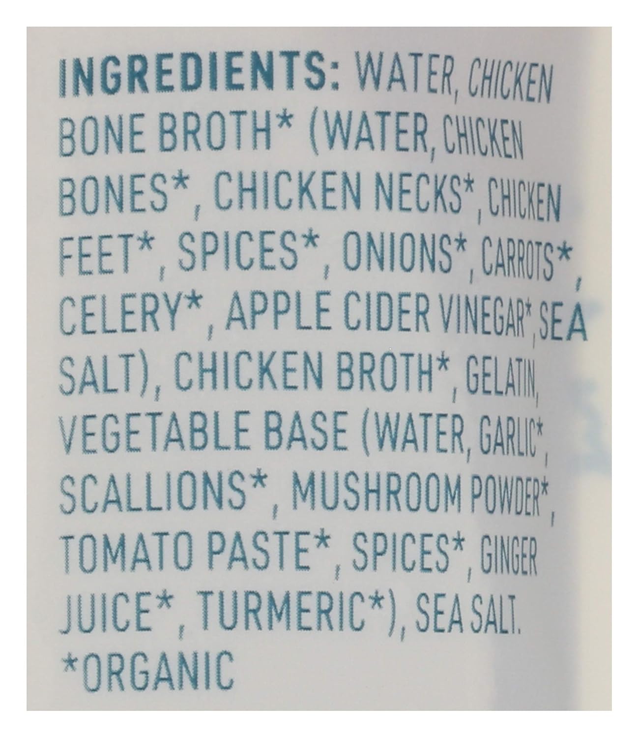 Bare Bones, Organic Chicken Bone Broth, 16 Ounce