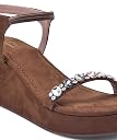 JM LOOKS Glamorous Wedge Platform Sandals Adorned with Sparkling Jewels gallery image