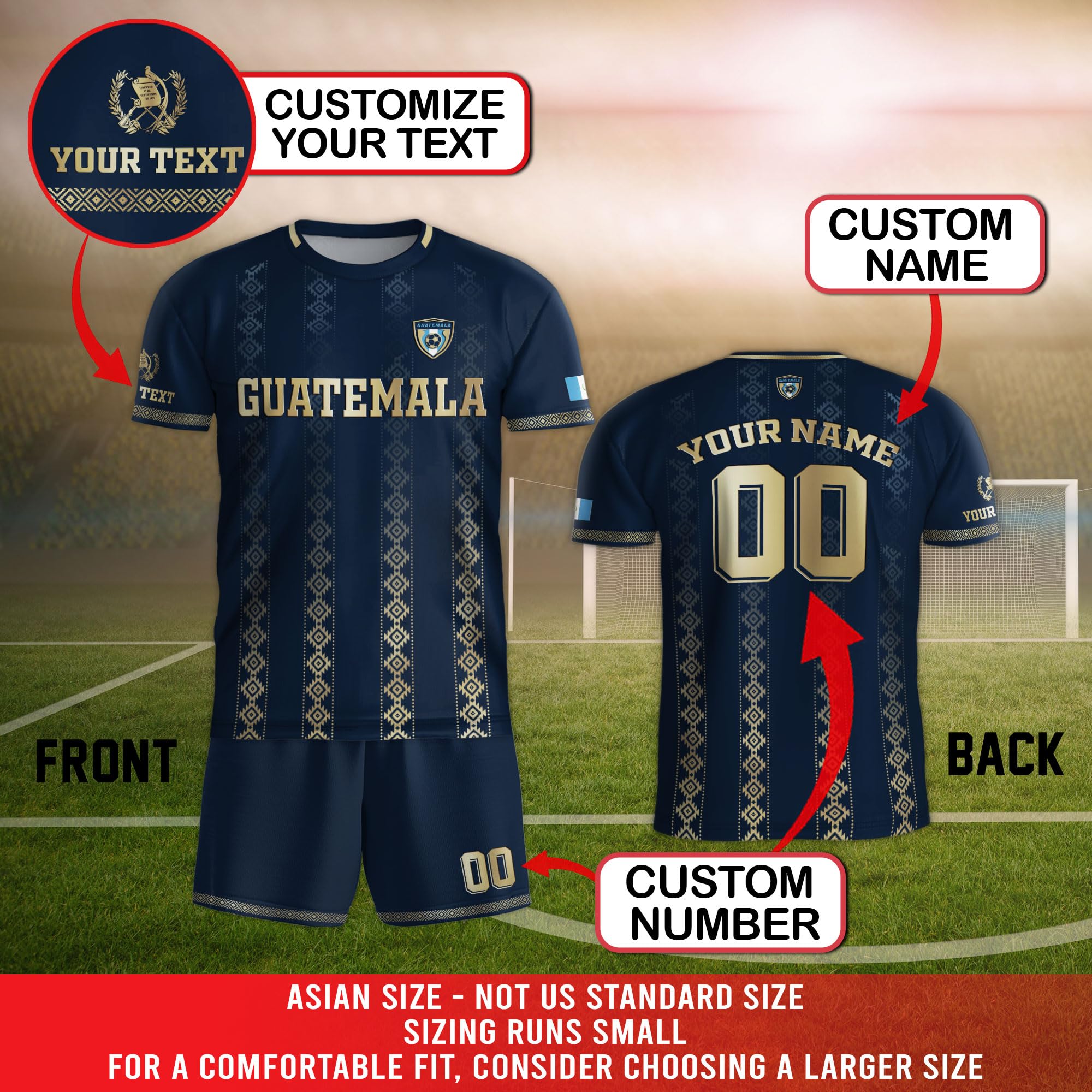 Custom Guatemalans Soccer Jersey, Customized Guatemala Jersey for Men, Personalized Guatemalans Jersey Soccer 1