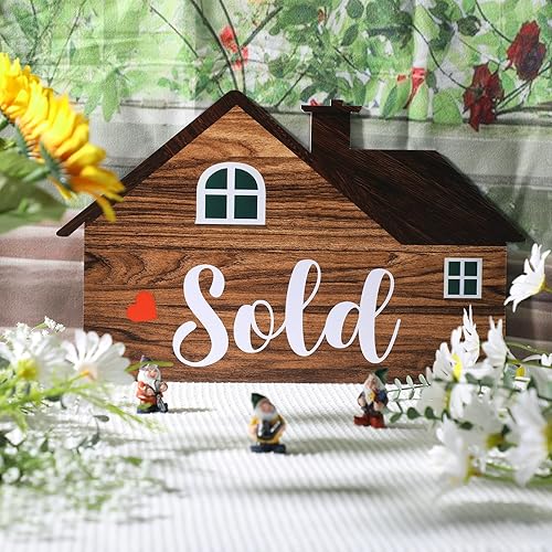 Miniatura 4 de Sintuff 2 carteles vendidos, accesorios de fotos de redes sociales de doble cara, en forma de casa y en forma de llave para el hogar, regalo de