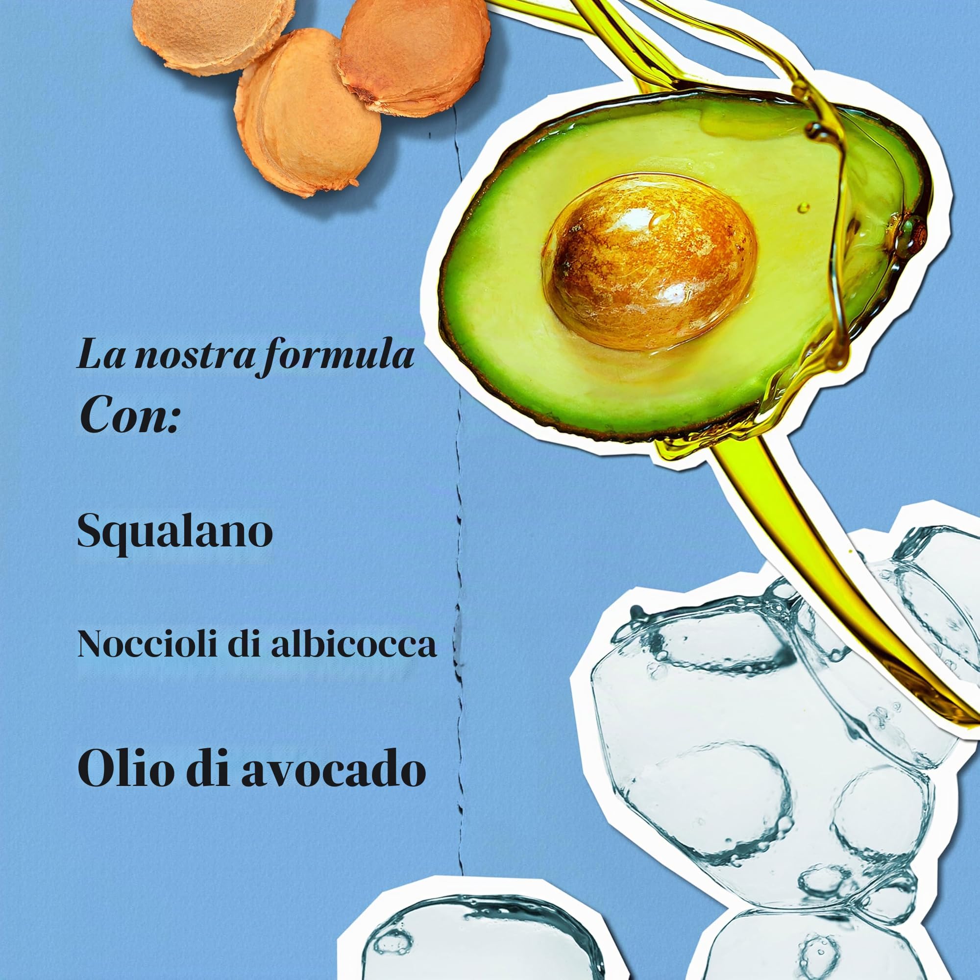 KIEHL's Ultra Facial Cleanser, Detergente Viso Schiumogeno, Per Tutti i Tipi di Pelle, Azione Esfoliante e Idratante, Pelle Fresca e Uniforme, Con Avocado, Noccioli di Albicocca e Squalano, 150 ml