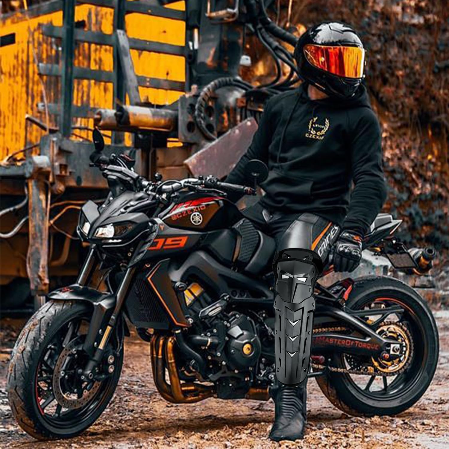 Gute Motorcycle Knee Pads with Shin Guards - Unmatched Flexibility & Impact Protection for Motocross, Mountain Biking & Multi-Sport | 10mm EVA, Dual-Axis Bending & Quick-Release Buckle - Image 6