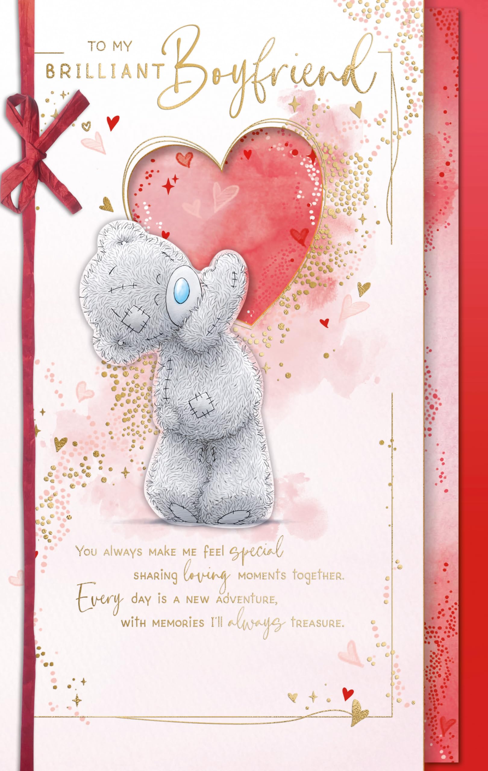 Me To You Bear Brilliant Boyfriend Valentine's Day Card