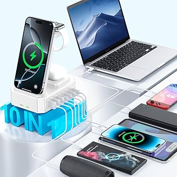 Amazon.com: 300W Charging Station for Multiple Devices Apple
