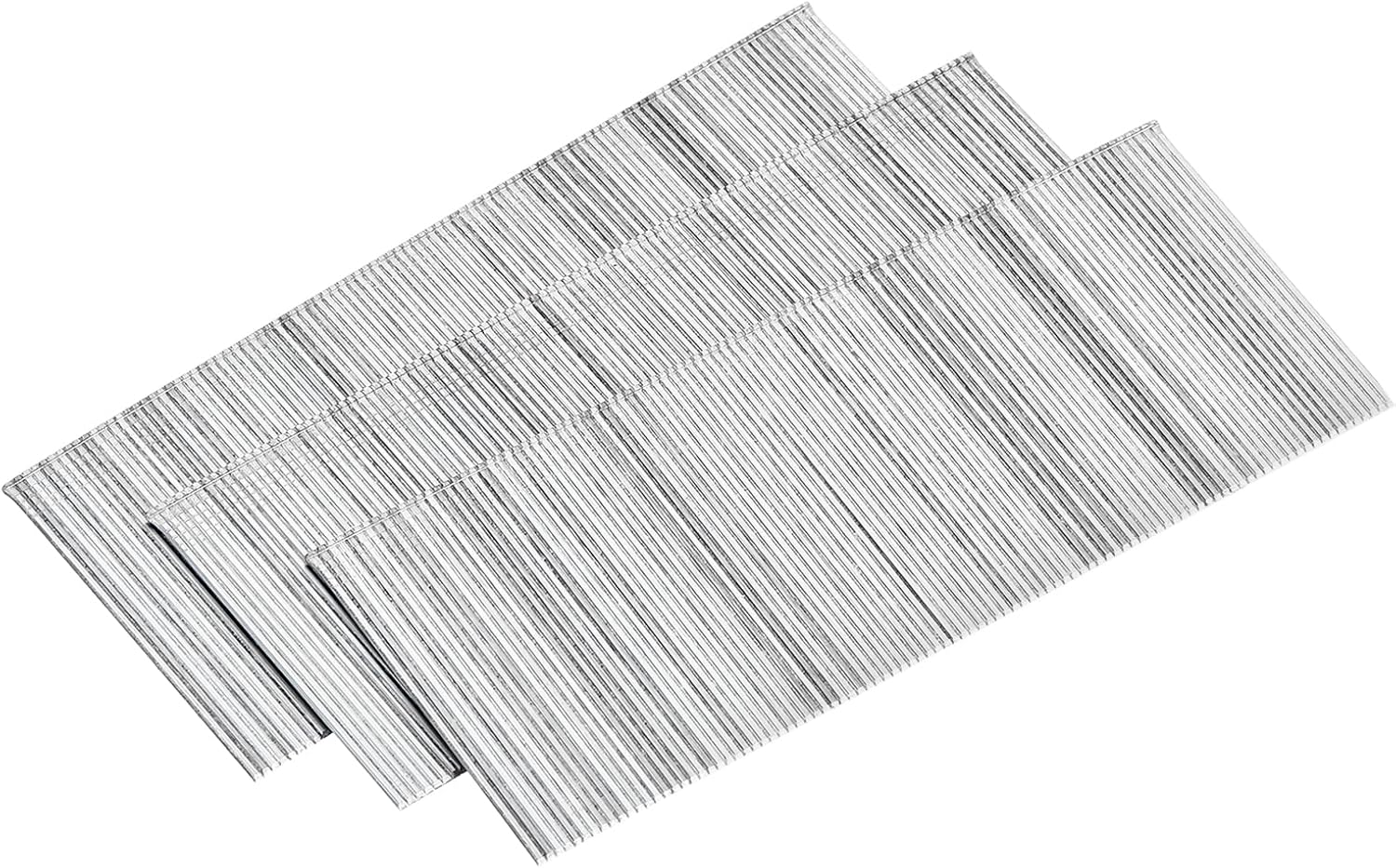 uxcell 5000Pcs 18 Gauge Brad Nails, 2" Length Straight Finishing Nails, Galvanized Carbon Steel Nails for Woodworking Construction Silver