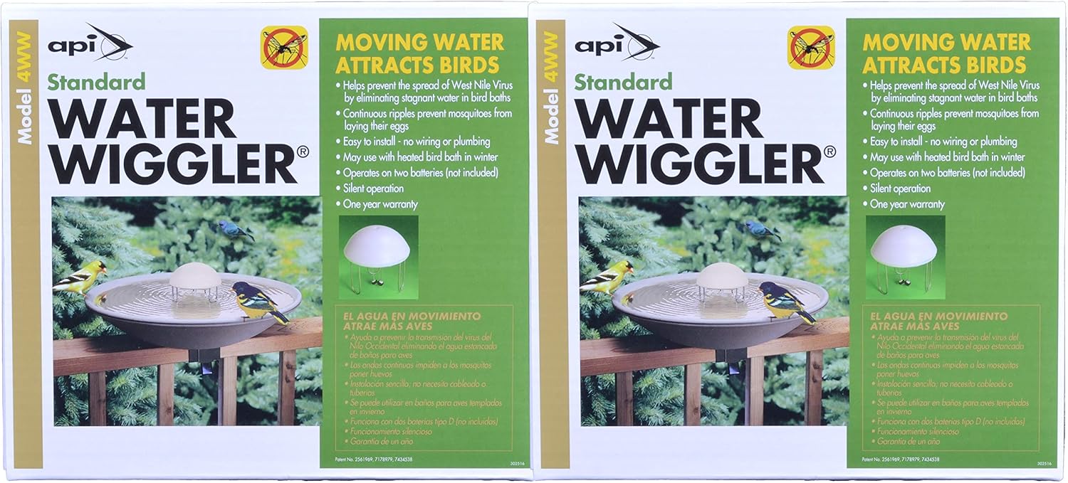 Allied Precision Industries (2 Pack) API 4WW Water Wiggler Water Agitator for Bird Baths
