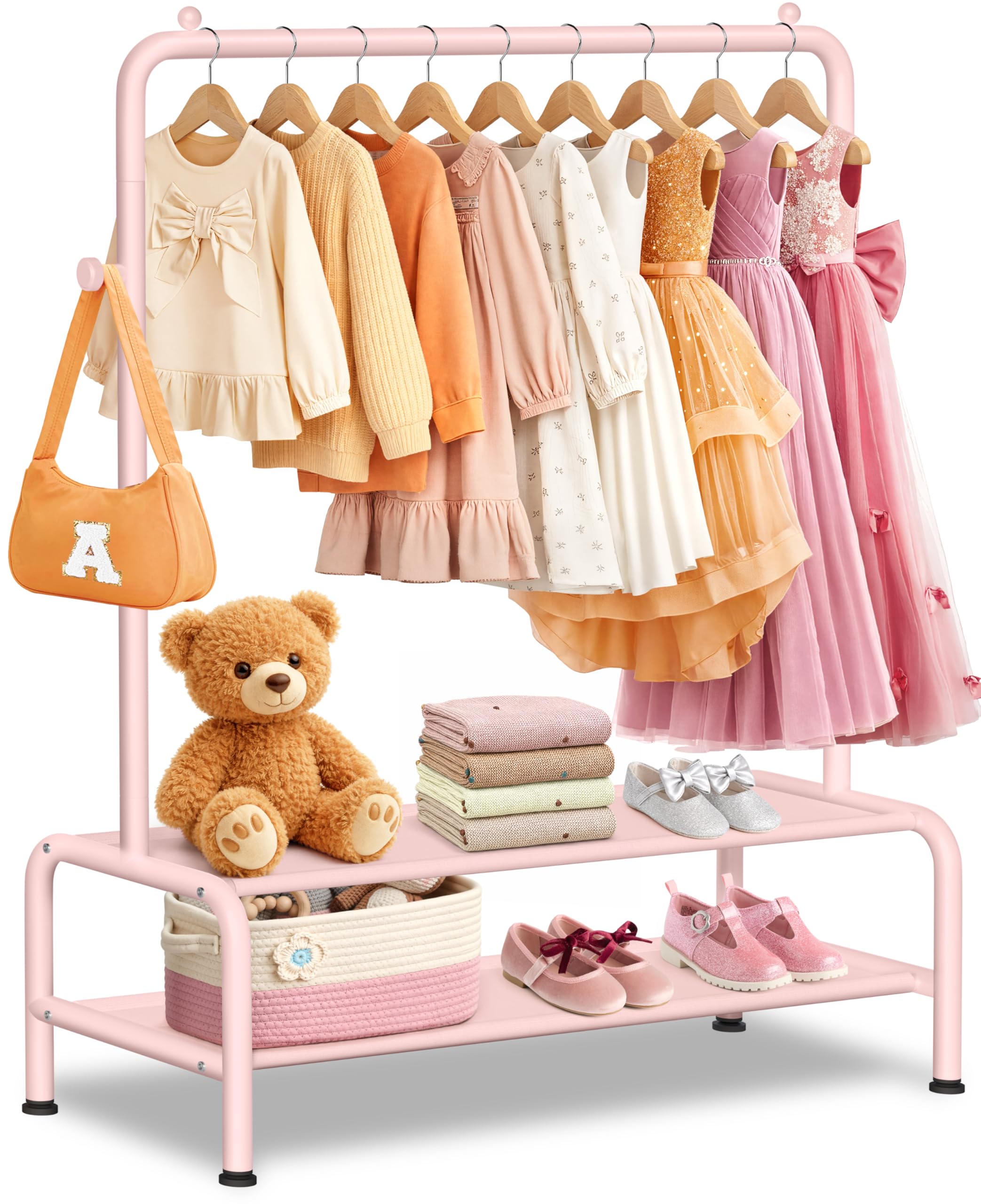 mirolam Kids Dress Up Rack