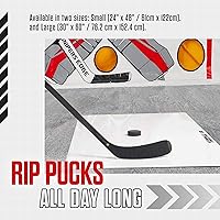Snipers Edge Hockey Shooting Pad - Portable Ice-Like Surface for Shooting, Stickhandling & Passing - Heavy Duty, Weatherproof
