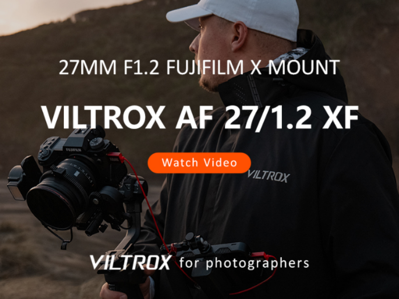 VILTROX PRO 27mm F1.2 XF Fuji for Fujifilm x Mount, 27mm f/1.2 X