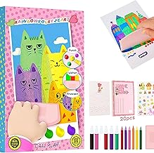 Scratch Art for Kids Gift, Squeegee Painting Kits, Magic Dot Paint Paper Set Notebooks, Rainbow Scratch Art Kit Party DIY Gifts for Girls and Boys Ages 6 7 8 9 10 11 +(New English Instructions)