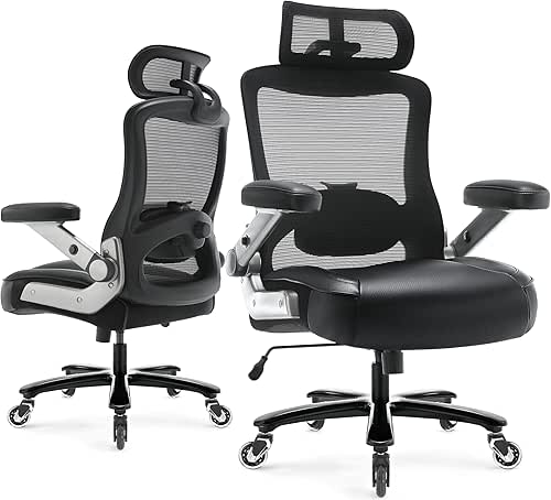 600lbs Big and Tall Office Chair- Heavy Duty Executive Computer