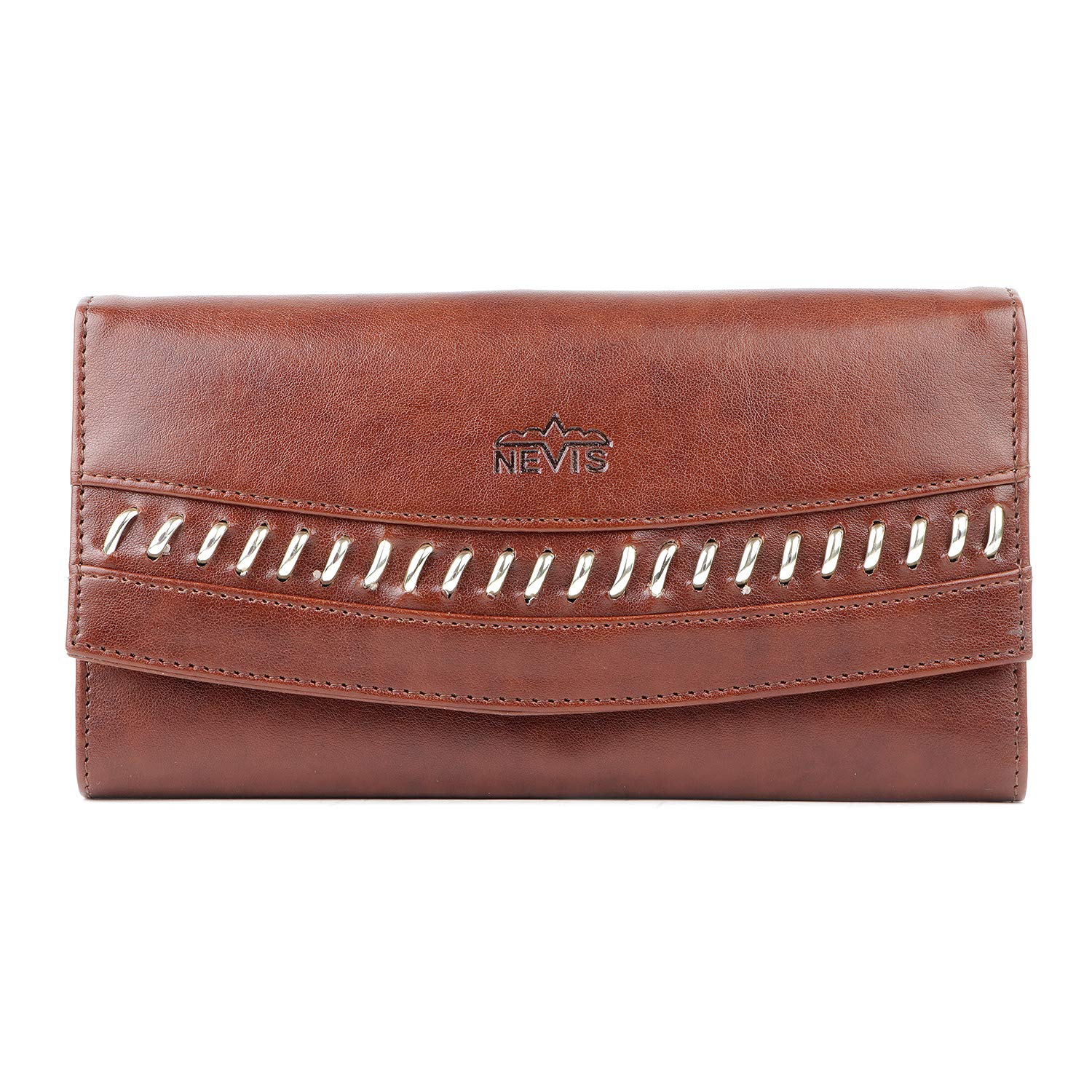Women Crunch Leather Casual Wallet-Cum-Clutch-image-27