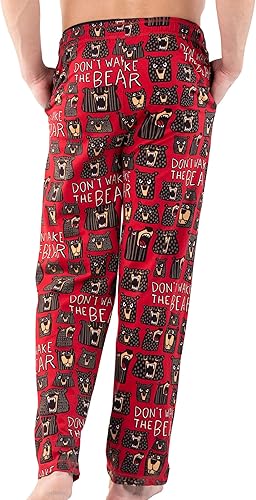 Miniatura 2 de Lazy One Bear & Bigfoot - Pantalones de pijama para hombre, pantalones separados para hombre, pantalones de descanso, divertidos, humorísticos