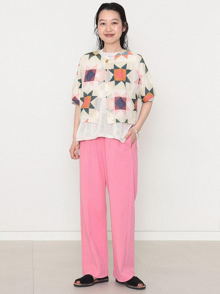 Amazon | [ビームスボーイ] S/Sシャツ BOY キルトプリント バックトゥ