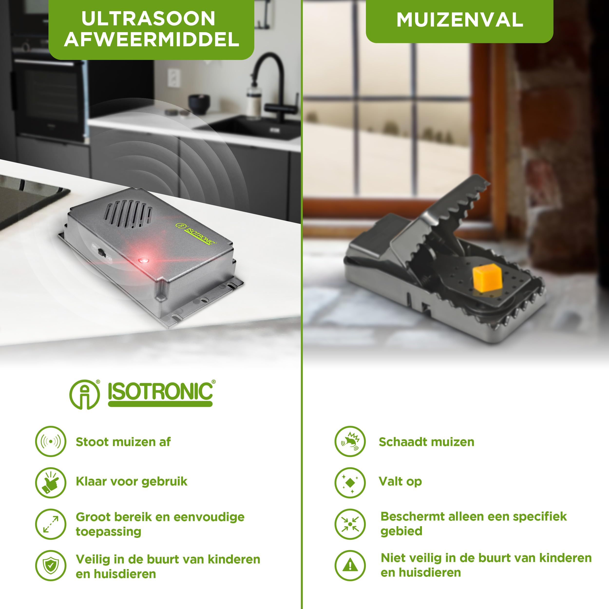 Pleasantsong Répulsif à Ultrasons, Répulsif Anti-araignées, Anti-souris, Anti-oustiques, à