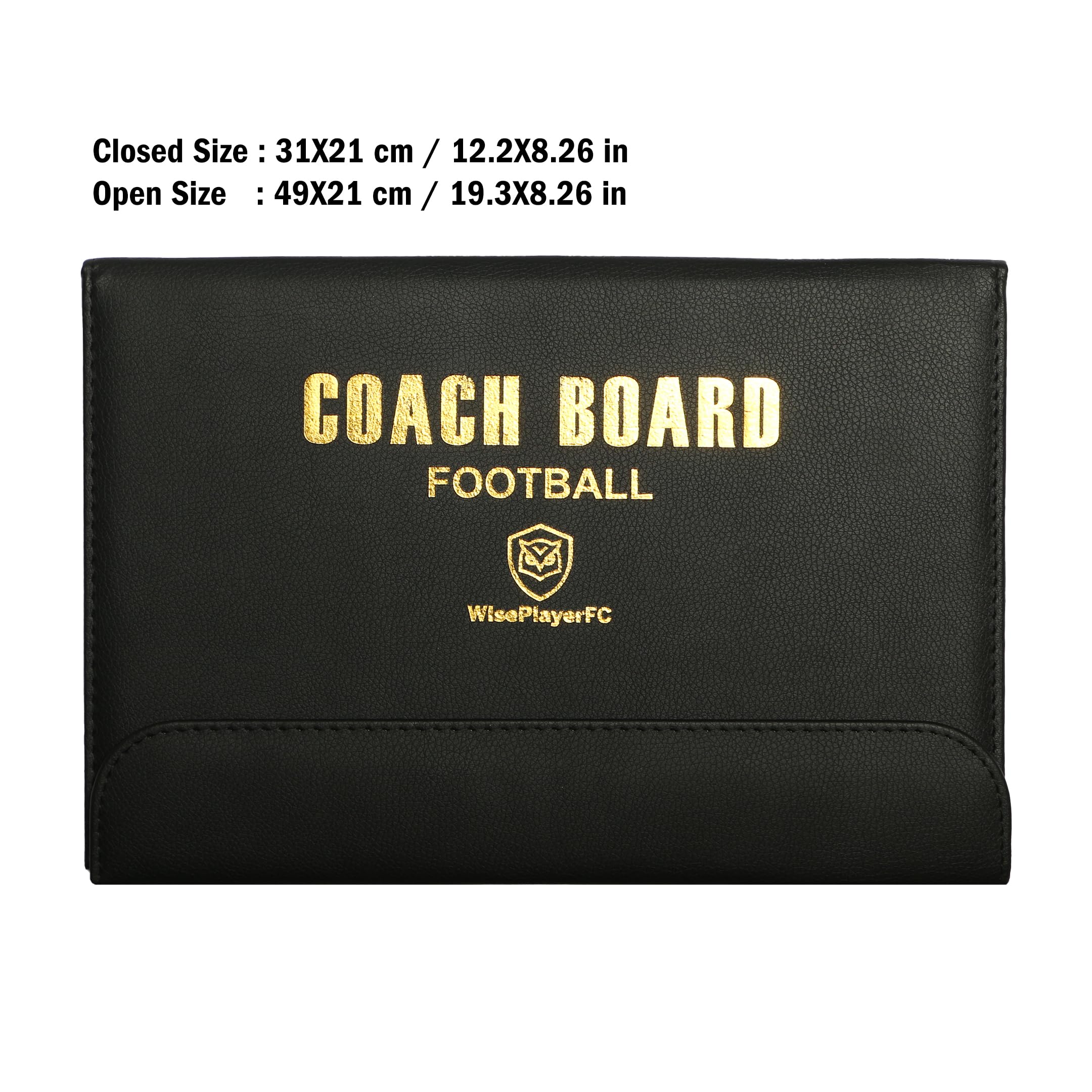 Carpeta Táctica Magnética para Entrenador de Fútbol con Silbato y Borrador