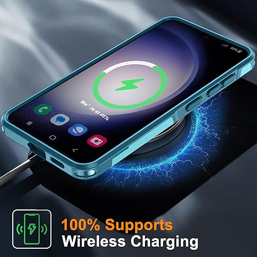 Vista 44 de Oterkin Funda para Samsung Galaxy S24 Plus, protección de grado militar de 10 pies, funda S24 Plus [a prueba de golpes] [resistente a las caídas]