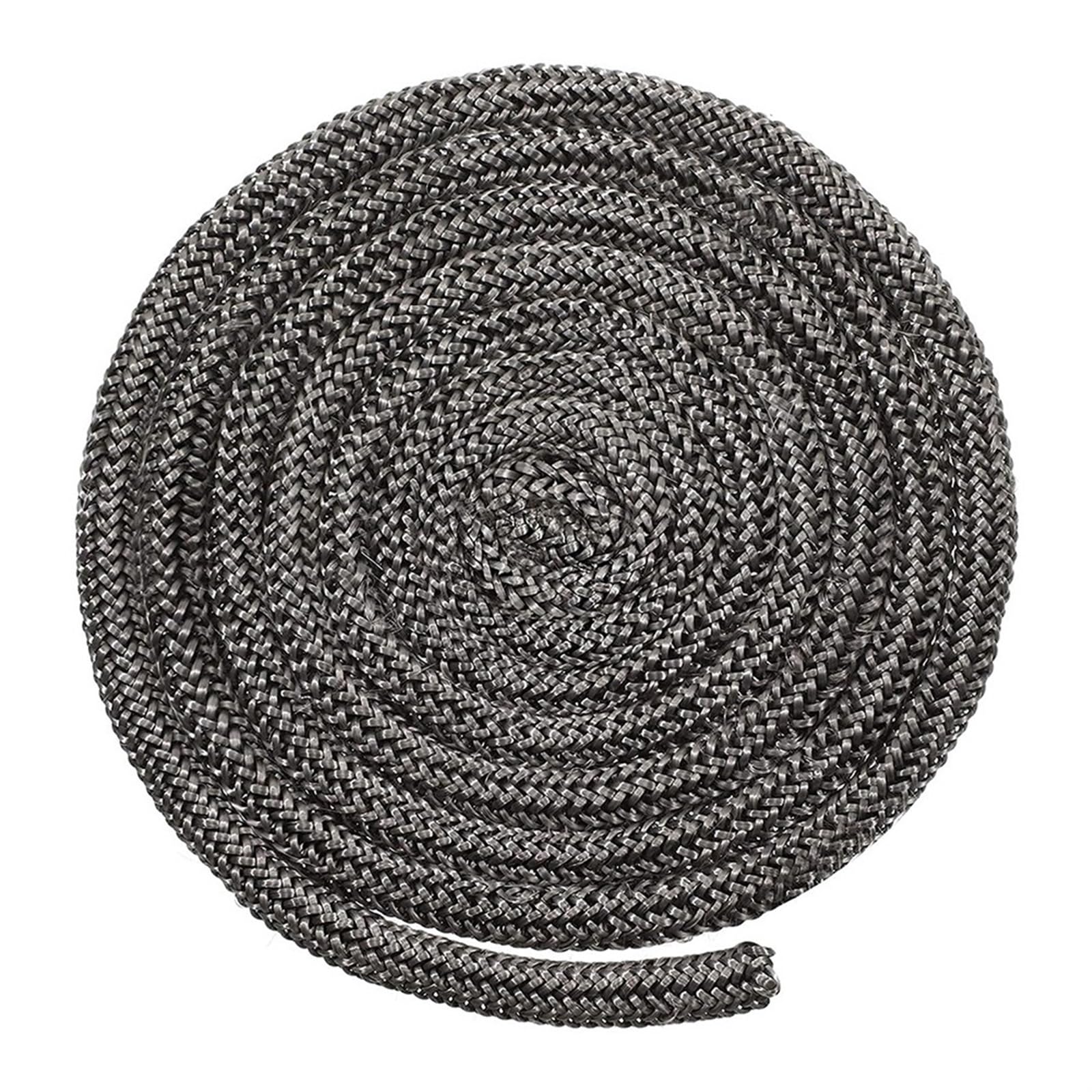 Wood Stove Gasket Fiberglass Fireplace Wood Stove Door Gasket Rope Black 8mm/12mm x 2-3m(8mm x 3m)