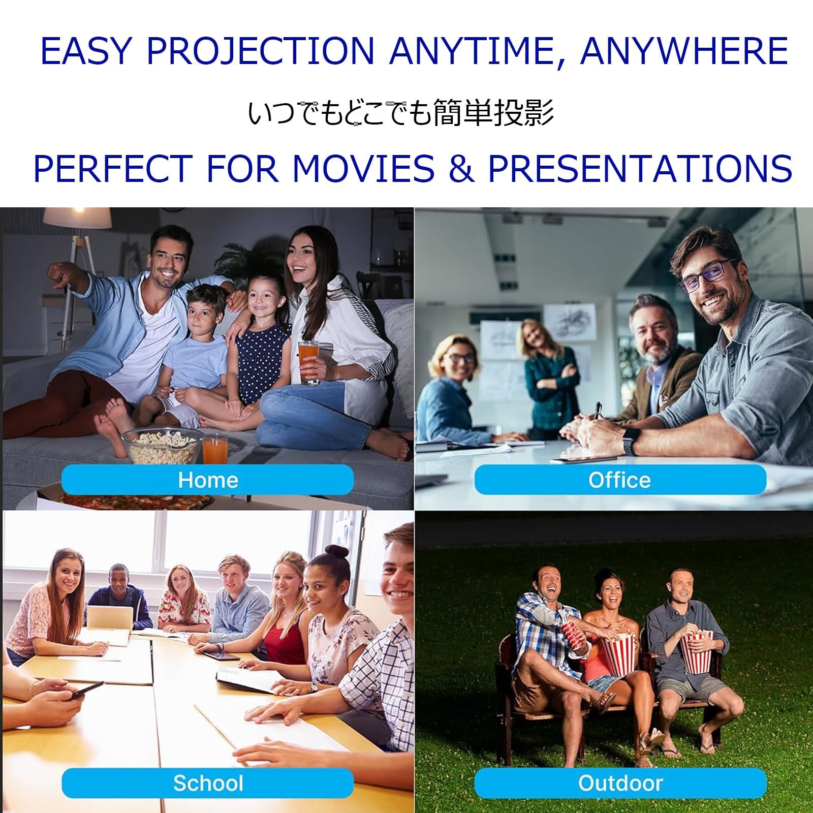 Schermo Proiezione Esterno, Schermo Per Proiettore Manuale Portatile Compatto, Facile Da Trasportare, Retrattile Pull Up HD Projector Screen Per Interni Cinema Home Theater E Ufficio(4:3 40 inch)