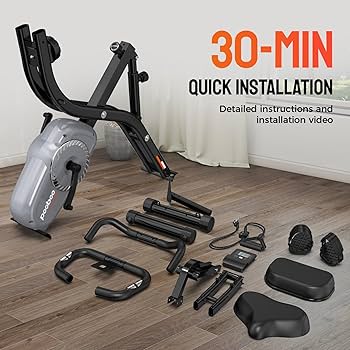 Amazon.com : Pooboo Folding Exercise Bike Magnetic