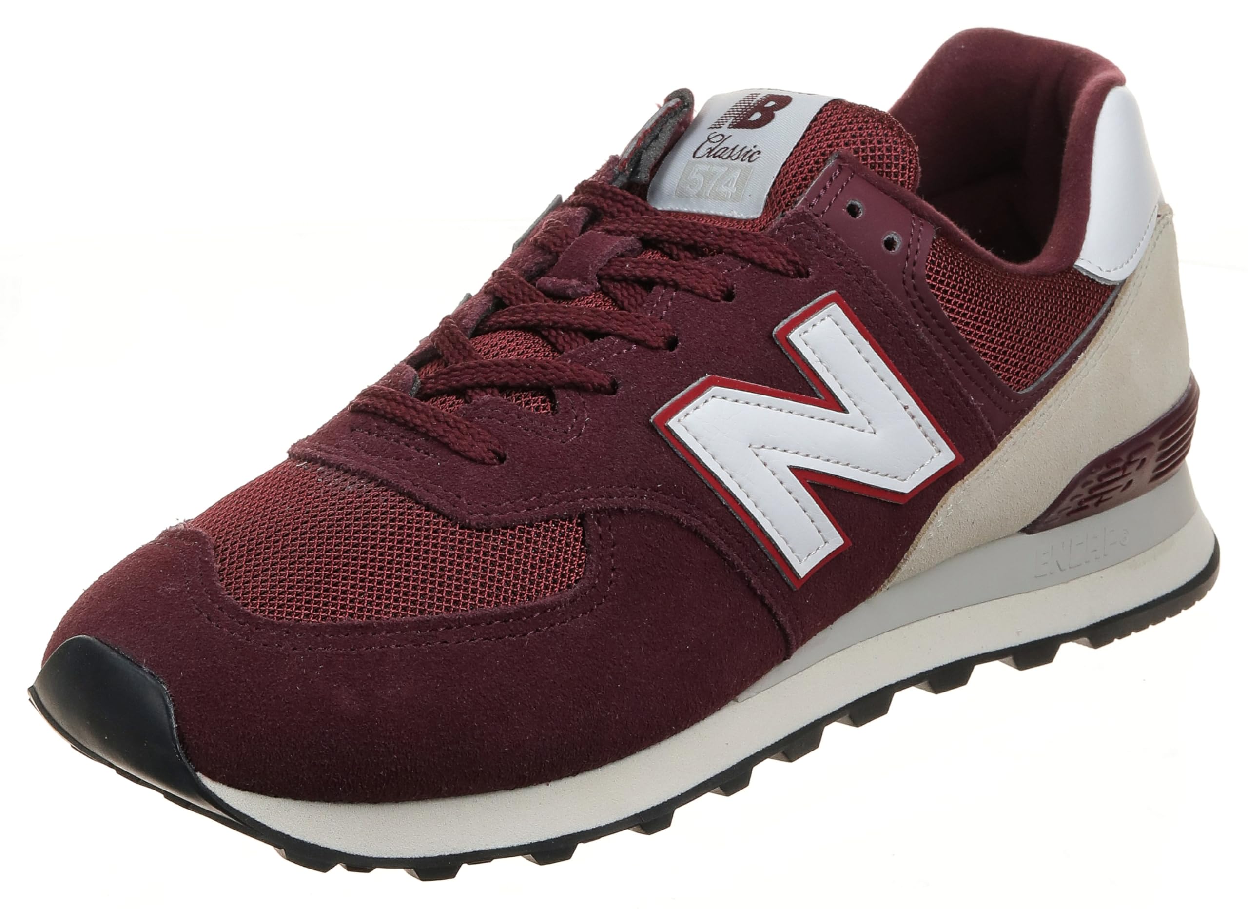 New Balance574, Men's Athletic & Outdoor Shoes, BURGUNDY (512), Size 46.5 EU