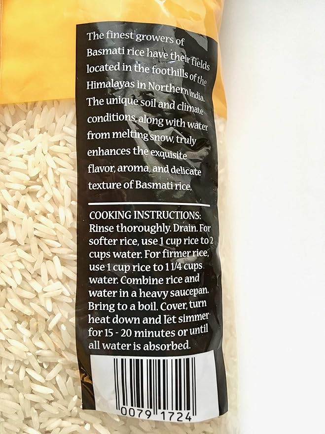 Amazon.com : Trader Joe's Organic Basmati Rice NET WT.32OZ ...