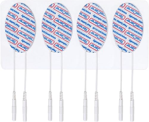 4 pares reutilizables de almohadillas de electrodo facial (firme, levanta y reduce las arrugas)