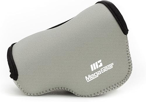 MegaGear. Funda para cámara, ultra liviana neopreno con mosquetón para Sony A6000, A6300 con lente 16-50